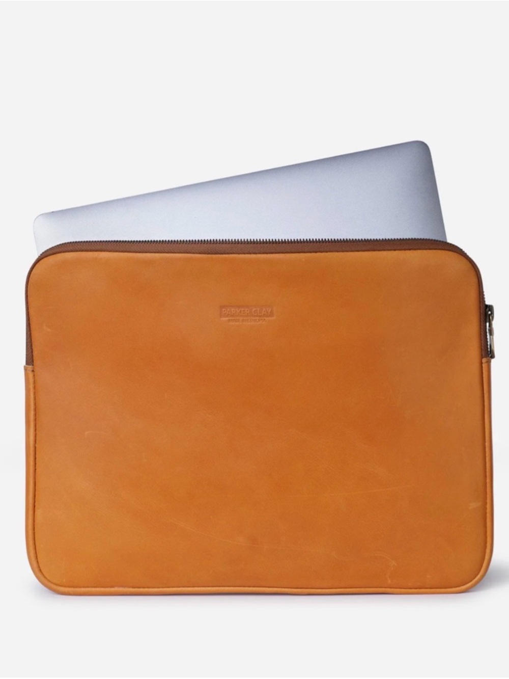 Tan Leather Laptop Sleeve